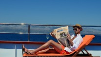 ROYAL ELEGANZA -   Relaxing on Deck